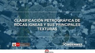 Clasificación Petrográfica de Rocas Ígneas y sus Principales Texturas [upl. by Anelrad]