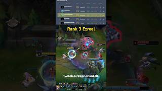 How Rank 3 Ezreal Crushes Tower Dives [upl. by Yovonnda]