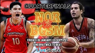 🔴PBA LIVE  GINEBRA VS NORTHPORT  LIVE SCOREBOARD amp PLAY BY PLAY  COMMENTARY  QUARTERFINALS [upl. by Nnylorac260]