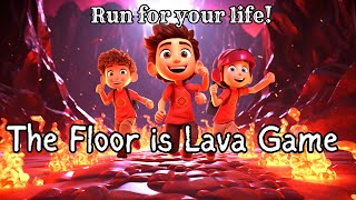 The Ultimate Floor is Lava Song  The Floor is Lava Dance  Floor is Lava Game  Freeze Dance [upl. by Noteek]