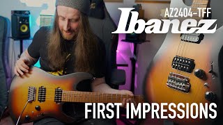 Ibanez AZ2402 First Impressions [upl. by Airel313]