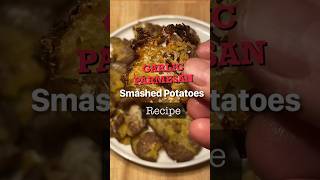 Garlic Parmesan Smashed Potatoes Recipe [upl. by Garbers298]