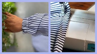 How to Sew a Gathered Sleeve  Easy Tutorial for Beginners [upl. by Toolis703]