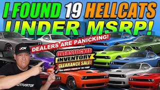 DODGE DEALERS PANICKED 19 HELLCATS UNDER MSRP [upl. by Aleik]