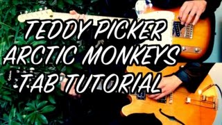 Teddy Picker  Arctic Monkeys  Two Guitar Tab Tutorial amp Cover [upl. by Fernando309]