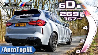 BMW X3M Competition F97 LCI  0250 Acceleration SOUND amp AUTOBAHN POV  NEW vs OLD by AutoTopNL [upl. by Hemingway34]