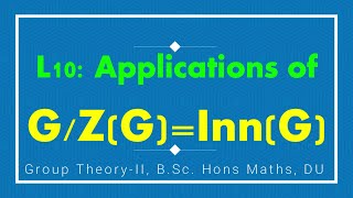 L10  Group of Inner Automorphism  Inn G  Inn D4  K4  Group Theory 2  Algebra  B Sc Hons Maths [upl. by Eisus333]