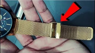 How To FixAdjust Wrist Watch Chain at Home  Alpha YT [upl. by Enomas]