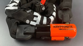 868 Why I Use This Lock On My Bicycle  Kryptonite Evolution Chain Lock Series 4 [upl. by Nnaj]