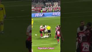 Ngankam Sauer 😜 bundesliga eintrachtfrankfurt sge [upl. by Akehsyt]