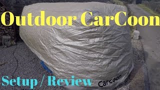 Outdoor CarCoon Car Storage System Setup and Review [upl. by Rosenstein]