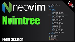 Neovim  NvimTree File Explorer Written In Lua [upl. by Waterer862]