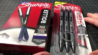 Sharpie SGel and Roller Pens Reviewed [upl. by Reede105]