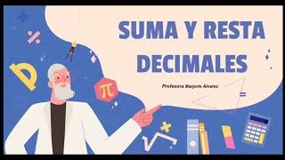 Suma y resta de números decimales con tabla de valor posicional [upl. by Jessalyn228]