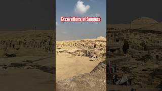 🔺Excavations at Saqqara pyramid pyramids ancient history archeology travel explore egypt [upl. by Peggir353]