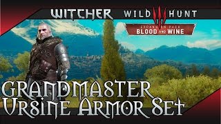 The Witcher 3 Blood and Wine  Grandmaster Ursine Bear School Gear Set Location [upl. by Salchunas]