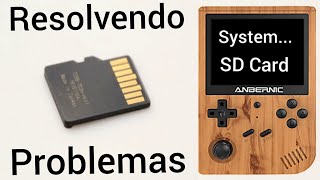 Como Resolver Problemas no Console Portátil Sistema não Inicia Não Reconhece Cartão ArkOS RG351V [upl. by Bernarr]