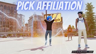 HOW to CHANGE AFFILIATIONS NBA 2K22 [upl. by Mccreary]