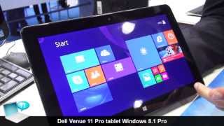 Dell Venue 11 Pro tablet con Windows 81 Pro [upl. by Yral]