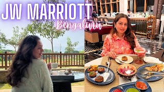 JW MARRIOTT Bengaluru  Five Star Food Restaurants Buffet Dining Luxury Room Golf Resort Tour [upl. by Ogden]