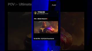 ‼️ Ultimate Thanos ☠️ ‼️marvel tranding marvelcomics views thanos mostpopular views ironman [upl. by Eeimaj]