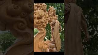 😍Redwood Woodsculpture woodcraft artandcraft youtubeshorts shorts foryou 💗 [upl. by Atiuqa]