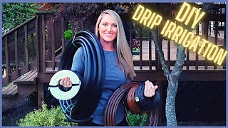 DIY Drip Irrigation The Ultimate Easy Beginners Guide On How To Install A Drip Irrigation System [upl. by Trix783]