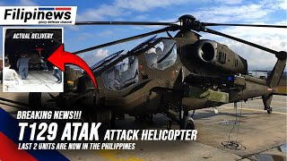 PHILIPPINE AIR FORCE 15TH STRIKE WING RECEIVED THE FINAL BATCH OF T129 ATAK ATTACK HELICOPTERS [upl. by Palermo]