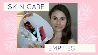 Skin care empties from winter 201819 Dr Dray [upl. by Renita]