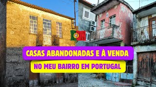 Casas Abandonadas e à Venda no nosso bairro em Portugal 🇵🇹 [upl. by Zetnod]