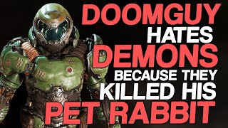 Doomguy Hates Demons Because They Killed His Pet Rabbit DOOM Eternal vs Animal Crossing [upl. by Denae]