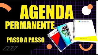 Como fazer agendas permanente  Agendas personalizadas [upl. by Ronald312]