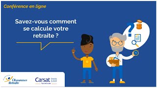 Webinaire  Savezvous comment se calcule la retraite [upl. by Notsirk]