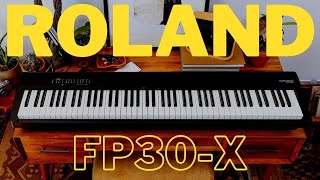 Piano digitale ROLAND FP30 X recensione in italiano [upl. by Burk]