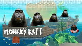 Going BANANAS in Monkey Raft [upl. by Willabella]