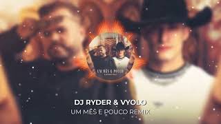 UM MÊS E POUCO FUNK REMIX  DJ VYOLO DJ RYDER E ZÉ NETO E CRISTIANO [upl. by Aeriell]