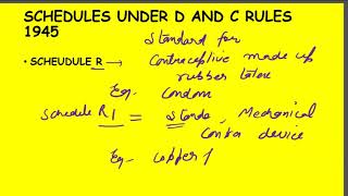 SCHEDULE IN Pharmaceutical jurisprudence  Q TO Y IN DETAIL UKPSC polytechnic lecturer [upl. by Christenson106]