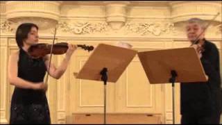 Leclair  Sonata V for 2 violins emoll Ioff amp Kovalenko [upl. by Eibber]