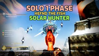 Solo 1 phase  Hefnd  Warlords Ruin  Hunter  Destiny 2 [upl. by Okun]