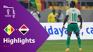 Senegal v Egypt  FIFA World Cup Qatar 2022 Qualifier  Match Highlights [upl. by Boot]