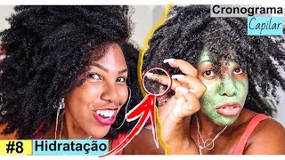 AUMENTE A HIDRATAÇÃO DO SEU CABELO CRESPO COM RECEITA CESEIRA PODEROSA POR LUANY CRISTINA [upl. by Erastatus]