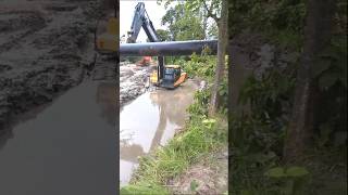 Paiplain Working Excavator operator Critical Place 😱shortvideo [upl. by Tdnaltroc719]