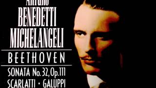 Galuppi  Scarlatti  Sonatas  Presentation Centurys recording  Arturo Benedetti Michelangeli [upl. by Ahsieker520]