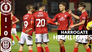 2425 BSMT HIGHLIGHTS  Crewe Alexandra 10 Harrogate Town [upl. by Flin]