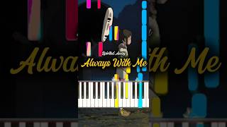 Spirited Away  Always With Me Piano Tutorial [upl. by Hiamerej]