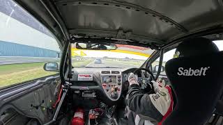 RACING HONDAS Donington Park National Race 11 2024 EP3 TIME ATTACK TUNERFEST [upl. by Loginov]