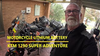 LITHIUM MOTORCYCLE BATTERY REVIEW AFTER 2 YEARS IS IT WORTH IT ON A KTM 1290 SUPER ADVENTURE [upl. by Llertnor]