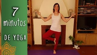 Clase de Yoga de 7 minutos Adios ansiedadHola relax –PuntodeYoga Nivel Principiante [upl. by Nohsed674]