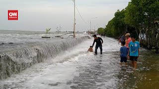 Momen Banjir Rob Rendam Pantai Utara Jawa [upl. by Resaec]