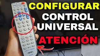 Como Programar Control universal isel U47S sin código [upl. by Anoik925]